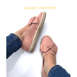 Bow Espadrille - Pink